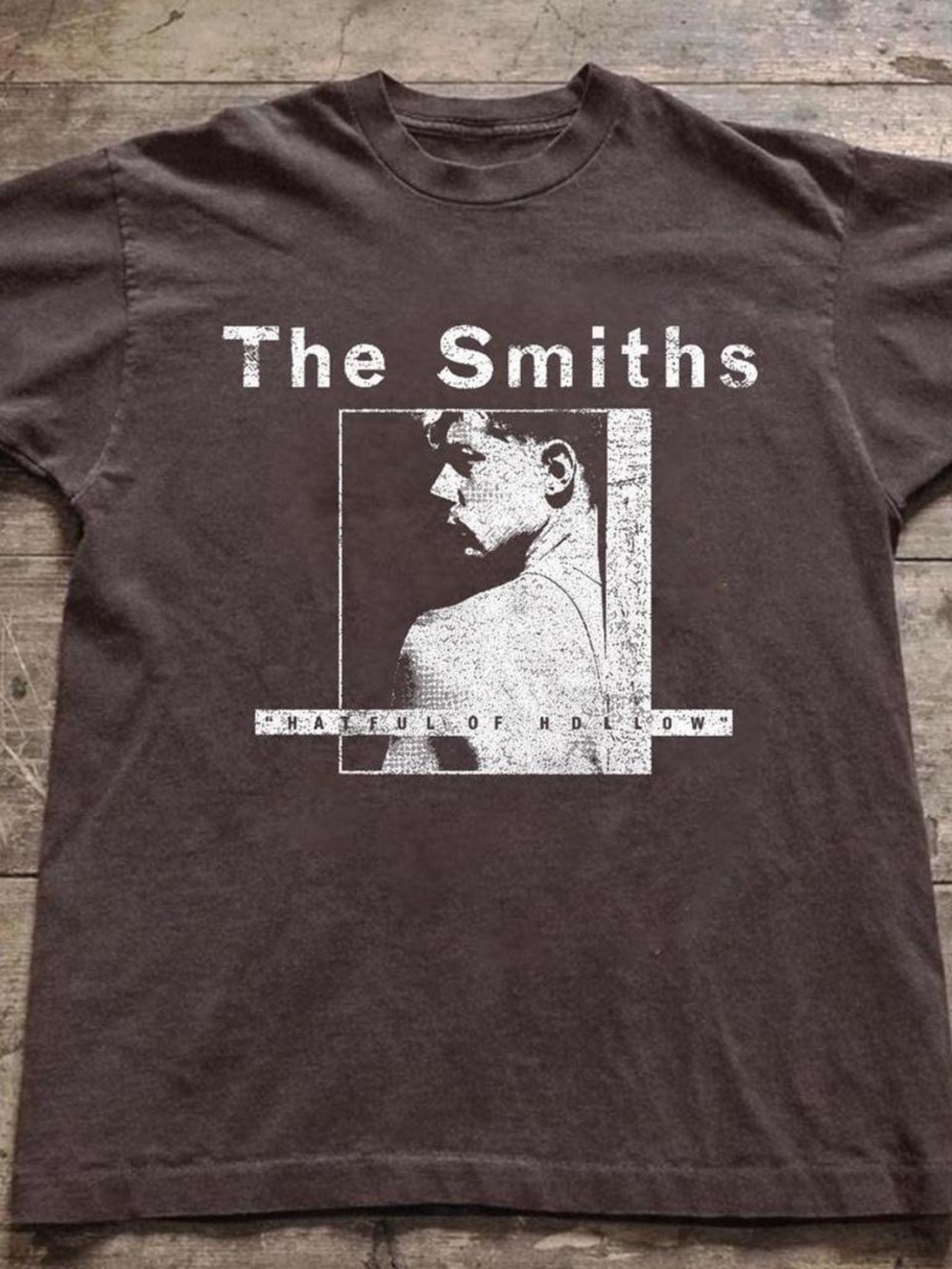 Gildan Black The Smiths Graphic Tee with White Print